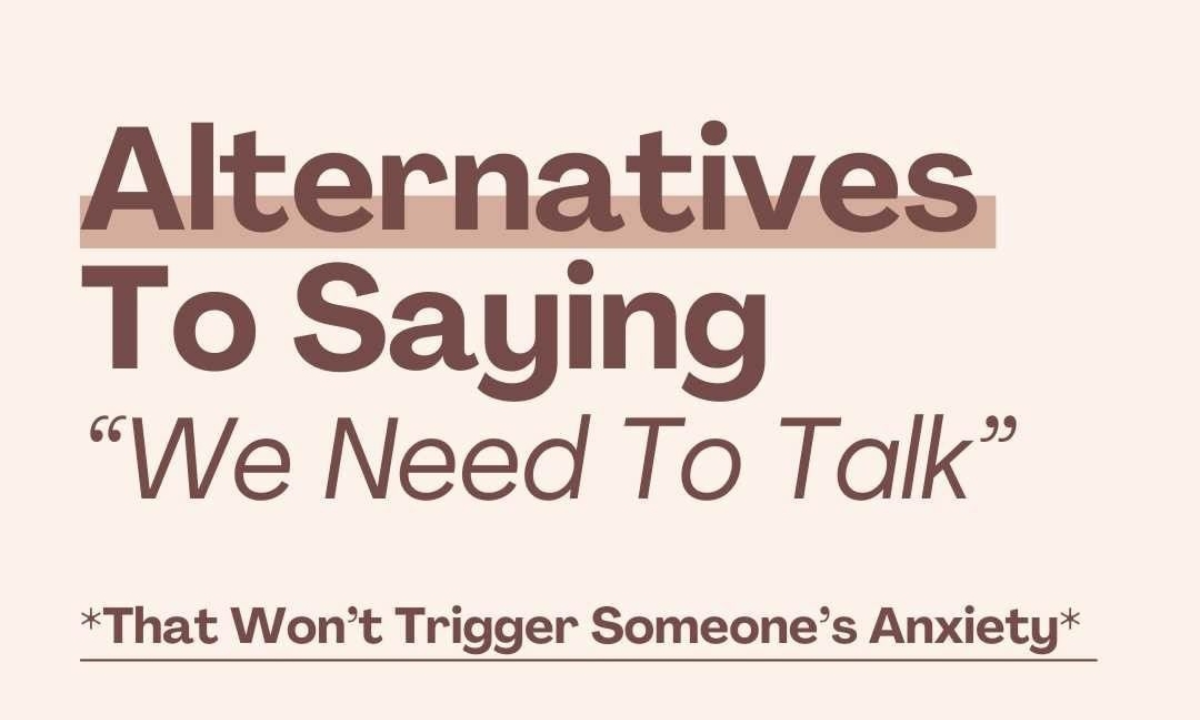 Alternative Ways to Say 'We Need to Talk