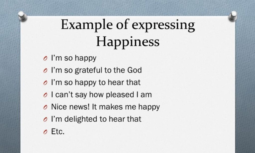 Other Ways to Express Enjoyment