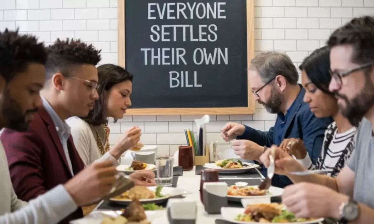 Alternative Ways to Say 'Pay for Your Own Meal